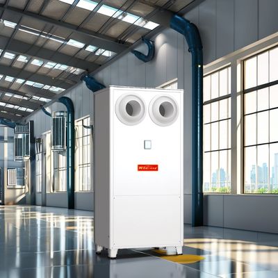 comprare Pompa di calore di raffreddamento evaporativo dell'aria e dell'acqua semi-aperta per il garage dell'hotel e la sala della stazione fabbricazione online