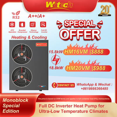 comprare Offerta Speciale R32 Monoblocco Special Edition Pompa di Calore per Riscaldamento e Raffrescamento fabbricazione online
