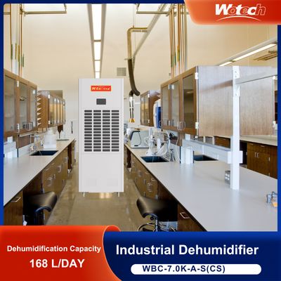 comprare Offerta Speciale Limitata Deumidificatore Industriale Portatile 168L / Giorno Modalità Asciugatura Rapida Design Anti-Corrosione Per Cantieri / Aree di Stoccaggio fabbricazione online