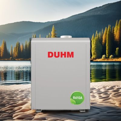 Inglese Funzionamento 22 kW R410A Sistema di pompa di calore per acqua di terra con pompa di calore accesa e spenta