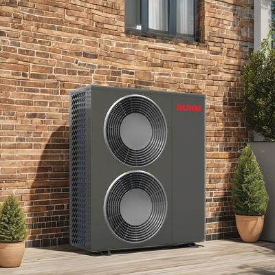 Monoblock R290 EVI Inverter riscaldamento raffreddamento pompa di calore ad acqua calda con design monoblock