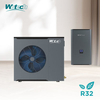 Certificato CE Wotech 8kw R32 Pompa di calore a divisione a inverter monofase per riscaldamento e raffreddamento a calore caldo