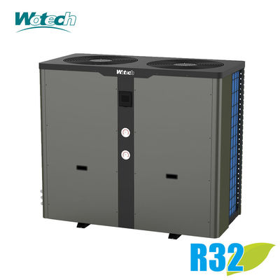 Wotech 55Kw R32 Piscina Pompa di calore OEM DC On/Off Elettrico Per Hotel Piscina riscaldamento dell'acqua