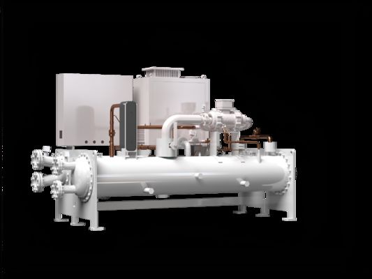 Sistema di riscaldamento e raffreddamento geotermico con pompa di calore a sorgente d'acqua ad alta efficienza